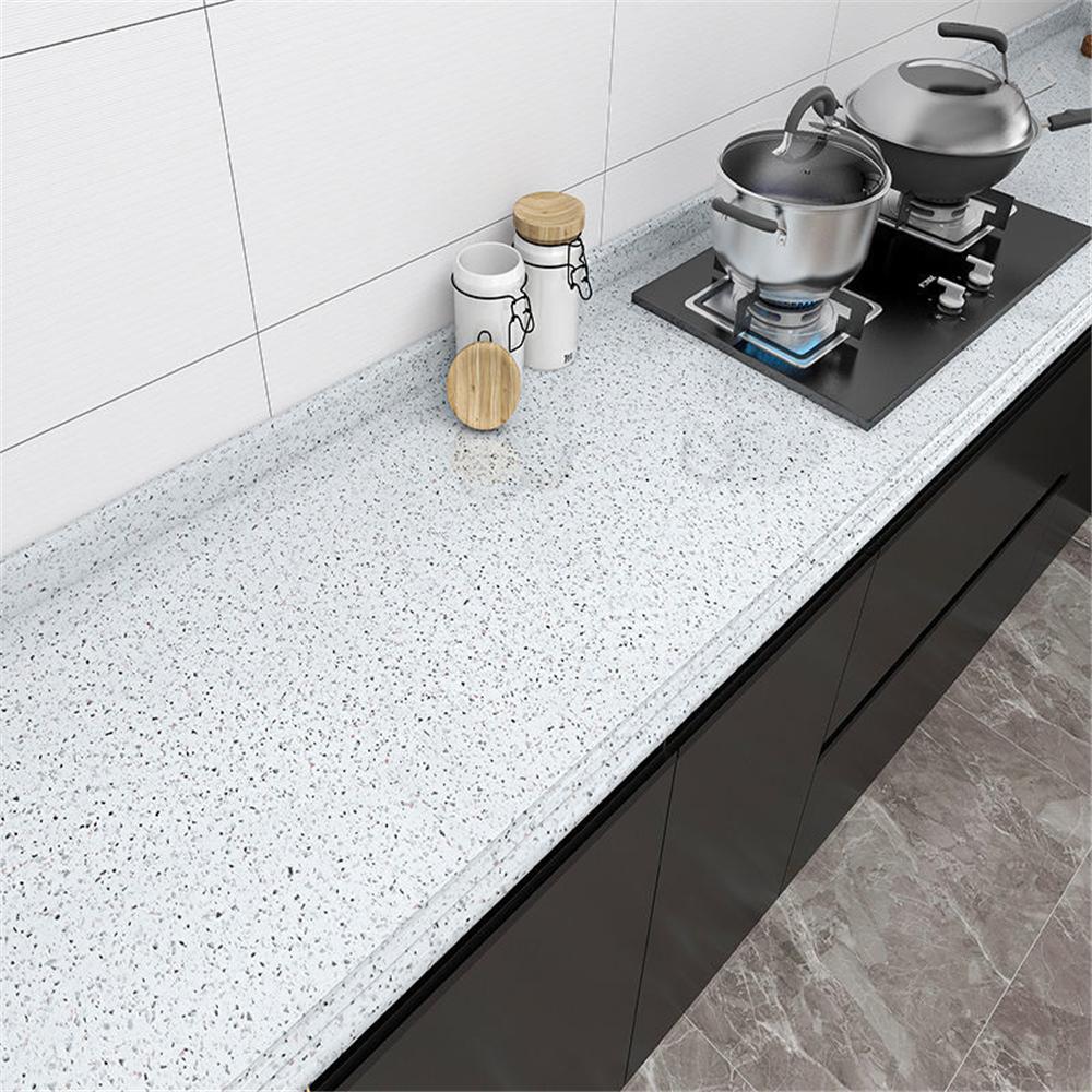 Marmor Vinyl Tapete für Wände in Rollen Wasserdichte Wandaufkleber Badezimmer Tisch Küche Klebeaufkleber Möbel Dekor Folie