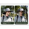 UV Protection Solar Fan Bucket Hat, Outdoor Fishing Sun Protection Cooling Fisherman Cap