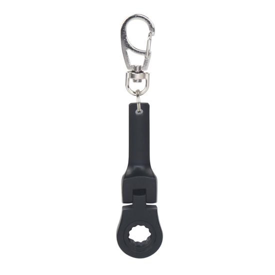Ratchet Wrench Keychain Seamless Operation Design Metal Shaft Pocket-sized Wrench Portable Universal Tool
