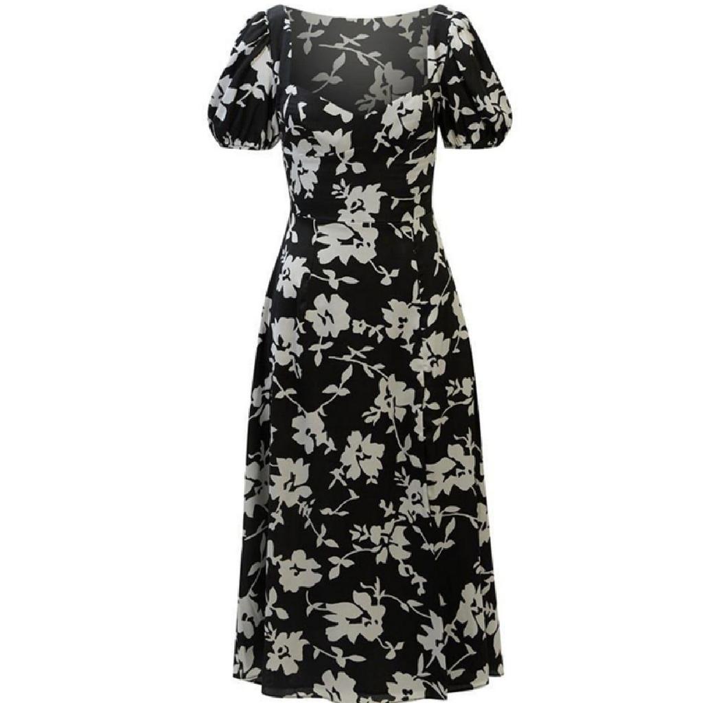 Bardot Womens/Ladies Gillian Floral Puff Sleeve Midi Dress