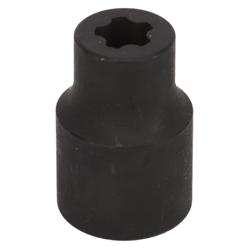 1/2in Drive Battery Housing Caps Removal Socket Five-Teeth Battery Cover Screw Tool  Auto Shop