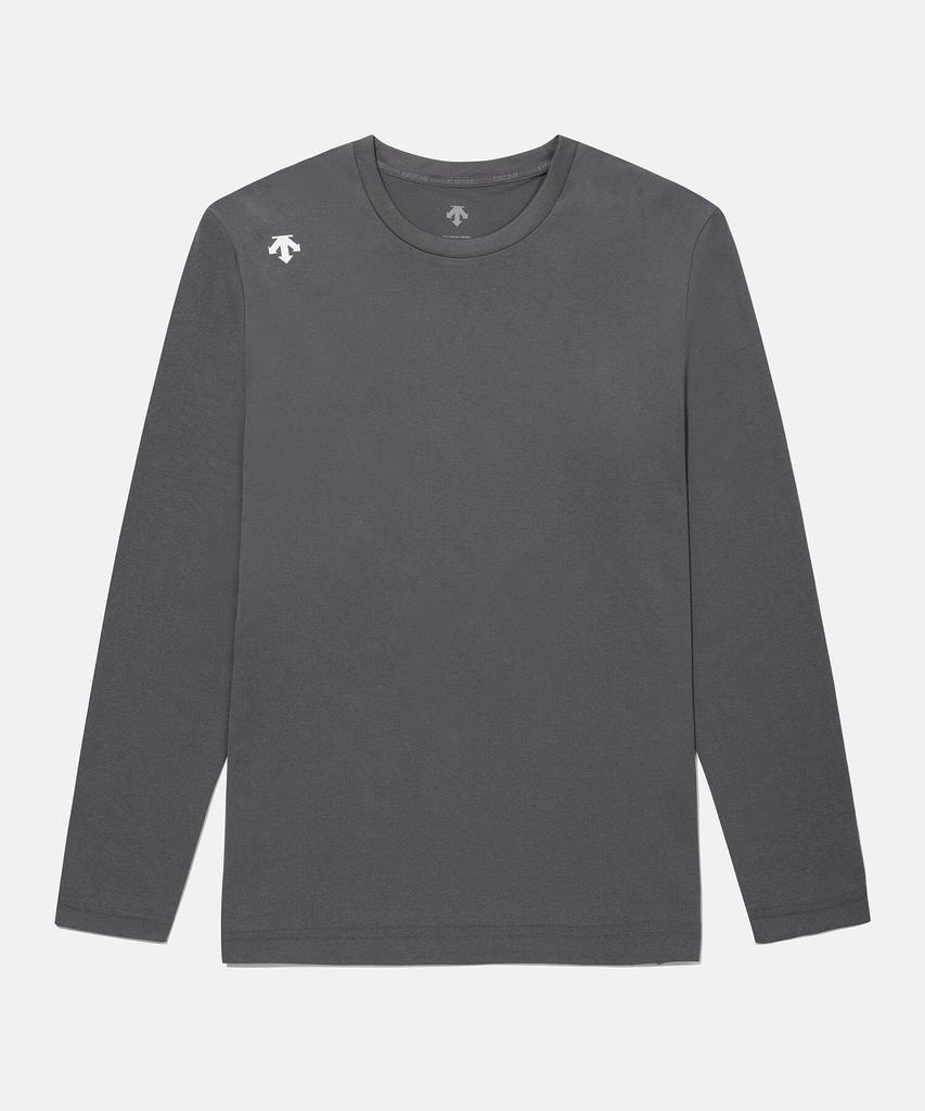 DESCENTE Tough Long Sleeve T-Shirt Charcoal Gray Sr323Utl71 (B Type)