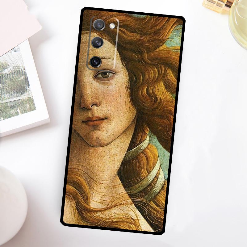 Renaissance art Painting Case For Samsung Galaxy S24 Ultra S21 S22 S23 Plus S20 FE S8 S9 S10 Note 10 20 Ultra Cover