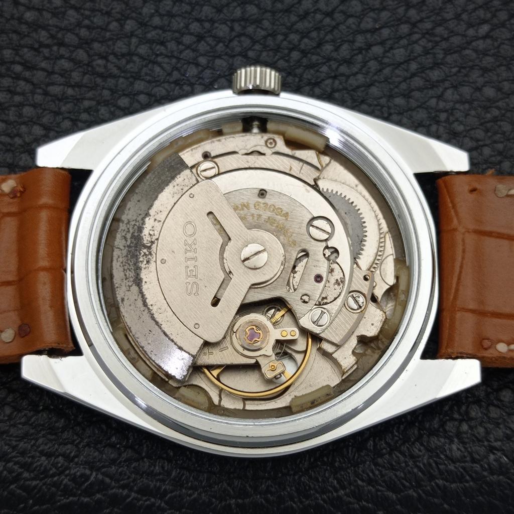 REFURBISHED SEIKO 5 AUTOMATIC MENS WATCH JAPAN MADE WHITE DIAL CUSTOM A440078-2 QV90-a440078