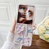 Colorful Embossed Effect Watercolor Flower Phone Case for Motorola Razr 60 Ultra 50 2024 Ultra 2025 Slim Camera Protection Cover