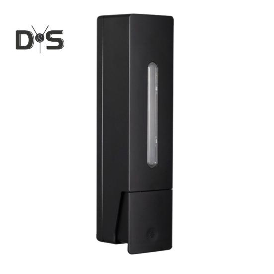 

Настенный дозатор для мыла с 3 камерами 400 мл x 3, без сверла, дозатор для шампуня, дозатор для мытья посуды с визуальным окном Single Layer чёрный