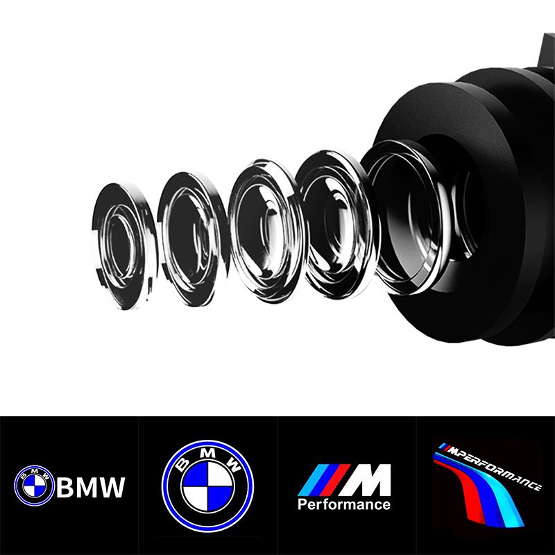 ABS Car Door Welcome Light Led HD Projector Lamp For BMW M logo E90 E92 F30 E46 E61 F07 F10 F11 F18 Car Door Lights Accessories