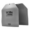 Curved Weight Vest Plates for Strength Training Workout 2x14.5 LB Plates