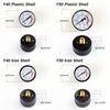 1Pcs 0-180PSI Pressure Gauge Air Compressor Pressure Regulator  Power Tools Replacement Accessories