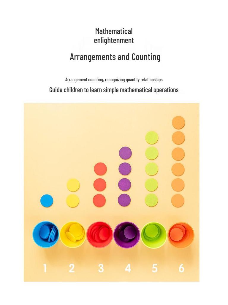 Color Sorting Stacking Cups - Logic & Concentration Game for Kids