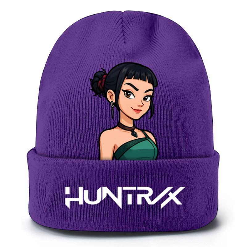 Demon Hunter Knitted Hat Cartoon Headgear Cotton Winter Cap Anime Birthday Gifts