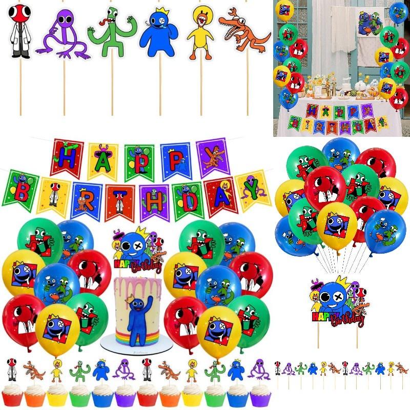 Friends Rainbow Theme Birthday Party Supplies Balloon Banner Cake Toppers Decor