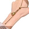 Korean Gold Water Drop Long Necklace—2026 High-End Fashion Sweater Chain for Women