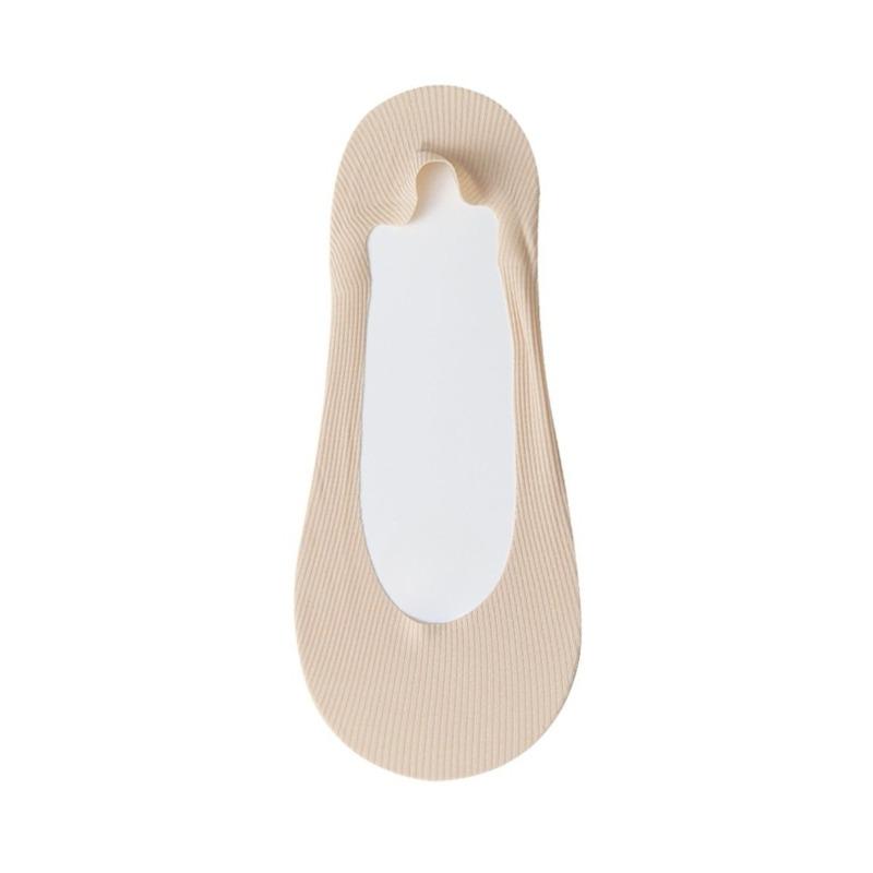 Women's Summer Thin Breathable Cotton Bottom Invisible Non Slip Non Fall with Shallow Mouth Ice Silk Boat Socks