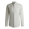 Mens Spread Collar Regular Long-Sleeved Shirt