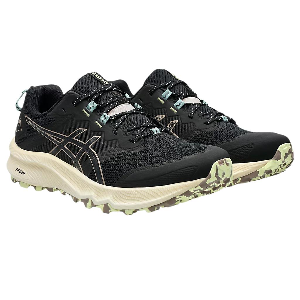 Asics Gel-Trabuco Terra 2 Comfortable Breathable Low-Top Running Shoes Men Running Shoes Black 1011B607-004