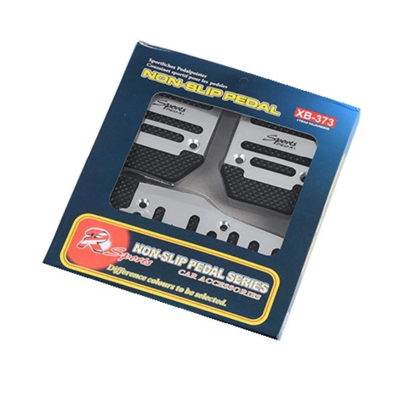 

Автомобильные противоскользящие ручные/автоматические педали акселератора и тормоза - Автомобильные принадлежности Manual Transmission (Color Box) серебряный