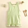 Widened Shoulder Straps Cotton-Linen Apron Stain-Resistant Kitchen Work Apron  Gardening Use