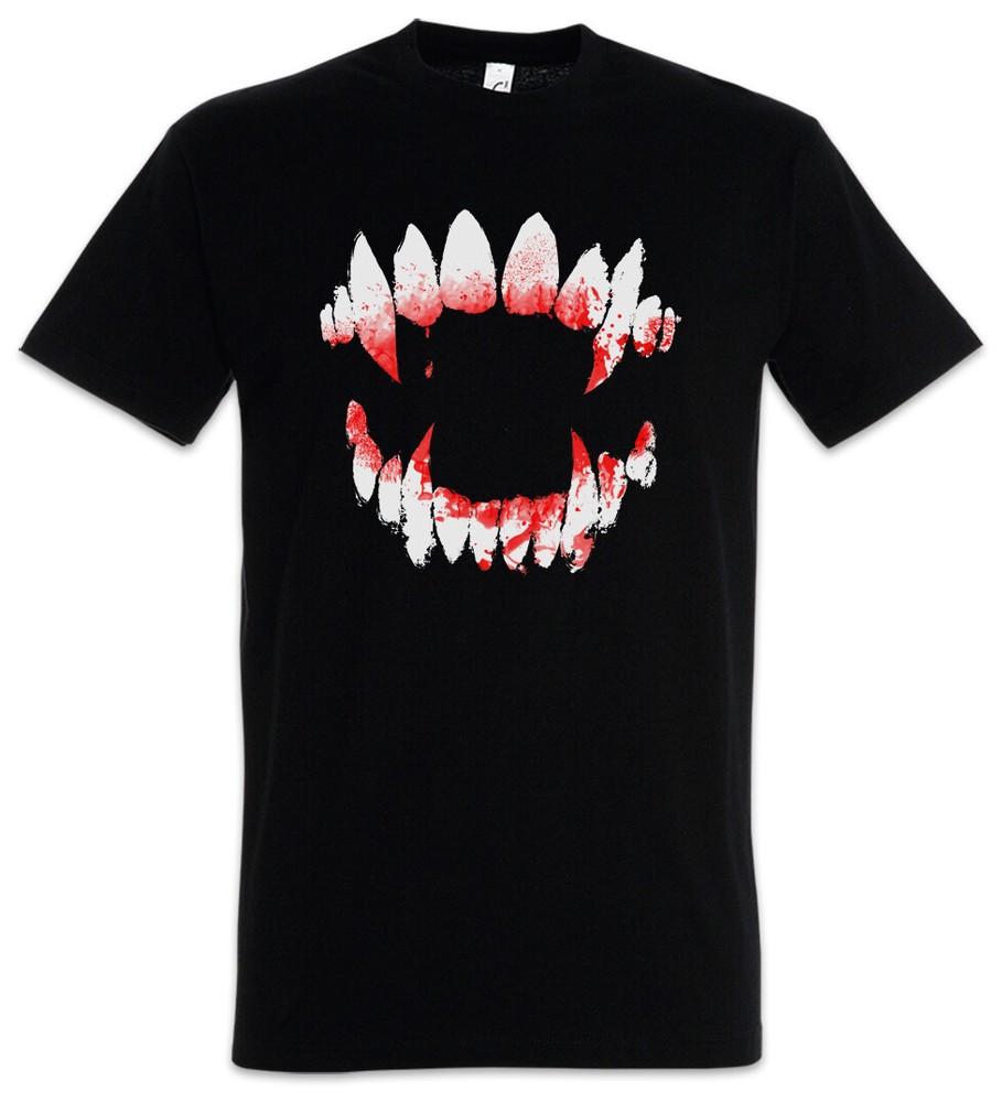 Vampire Dentition Mens T-Shirt Vampire Blood True Denture Teeth Bite Teeth