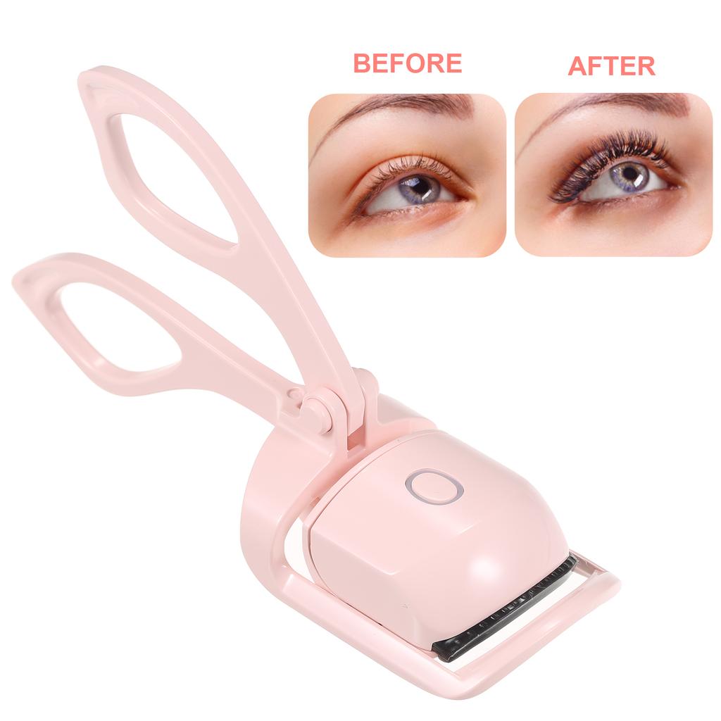 USB Rechargeable Electric Eyelash Curler Heated Eyelash Curler with 2 Temperature Modes Adjustable
