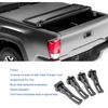 Trifold Tonneau Cover Clamps, 4-Piece Replacement Clamp Set for Hard and Soft Folding Truck Bed Covers