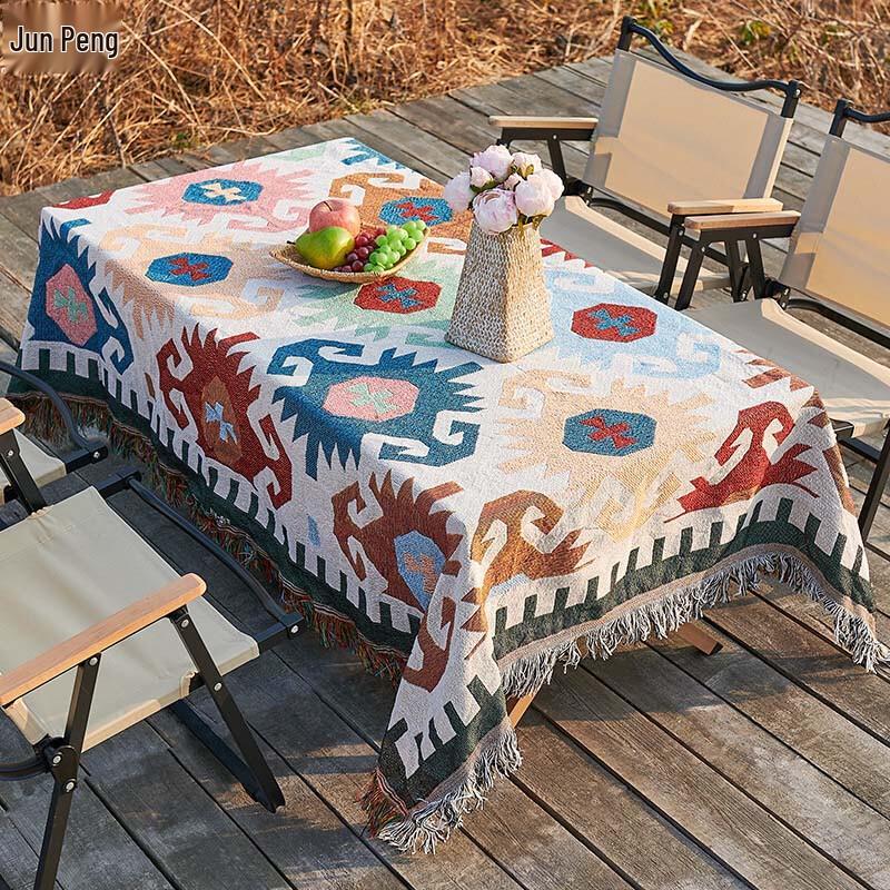 Bohemian Outdoor Picnic Tablecloth