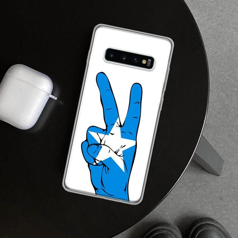 Somali Somalia National Flag Phone Case Cover for Samsung Galaxy S26 S25 Edge S24 S23 Ultra S22 Plus S21 FE S20 + Art Customized