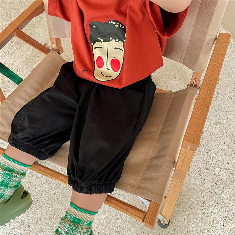 Jiaye Tongpin 2024 Kids' Summer Printed Short Sleeve T-Shirt - Fashionable and Cute Top for Boys and Girls