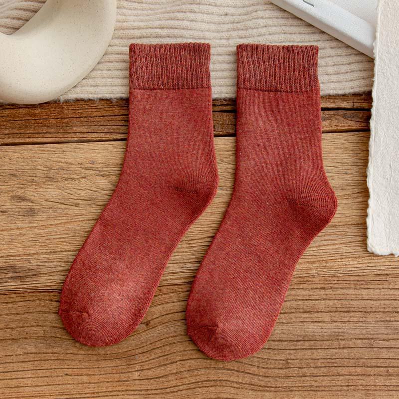 Unisex Mid-Tube Plüsch dicke Socken für Herbst/Winter - warme Frottee lange Socken