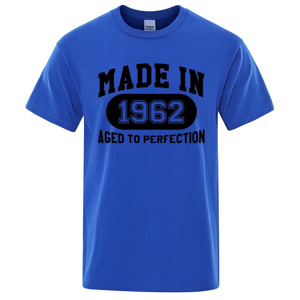 Made In 1962 Aged To Perfection Tee Clothes Hip Hop Breathable Cotton T Shirt Short Sleeve Tops Summer Streetwear T-Shirt