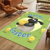 Shaun Sheep Washable Door Mat Durable Anti-slip Backing Non-slip Bottom Pet-friendly Living Room Elegant Luxury Rug Holiday Home Gift