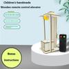 DIY Electric Elevator Model Children's Puzzle Toy Steam Scientific Assembly Experimental Set Educational Teaching Aids