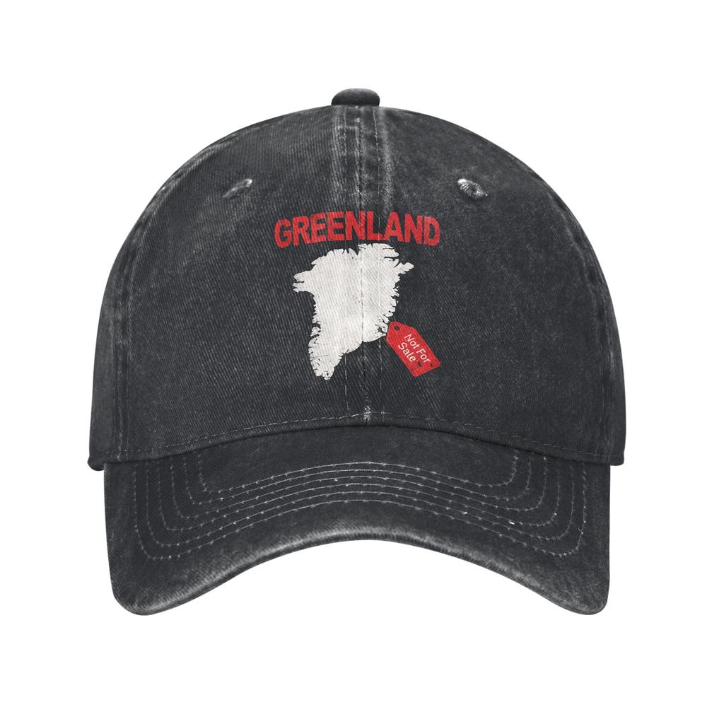 Not For Sale Greenland Washed Baseball Cap y2k Retro Sun Trucker Hat Summer Men Adult Running Hippie Baseball Caps