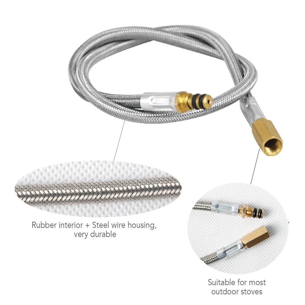 BRS-17F/17H Gas Adapter Extension Tube Hose Gas Stove Adapter Outdoor Camping Stove Adapter for Cylinders Tank Gas Burner