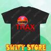 Logotipo da Gravadora Trax Camiseta Preta Masculina Camiseta com Logotipo Engraçada Tamanho S a 5XL