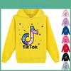 Tops Hooded Children Spring Unisex Autumn Tik Tok Hoodies Pullovers Casual Wear