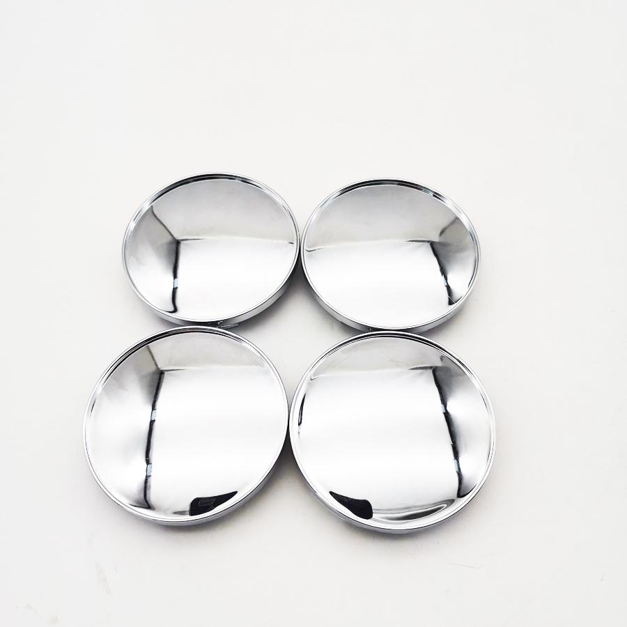 4er Set Universelle Chromsilberne Auto-Radnabendeckel