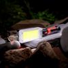 1pcs Portable COB Work Light USB Rechargeable LED Flashlight 18650 Adjustable 2Mode Waterproof Magnet Design Camping Lantern