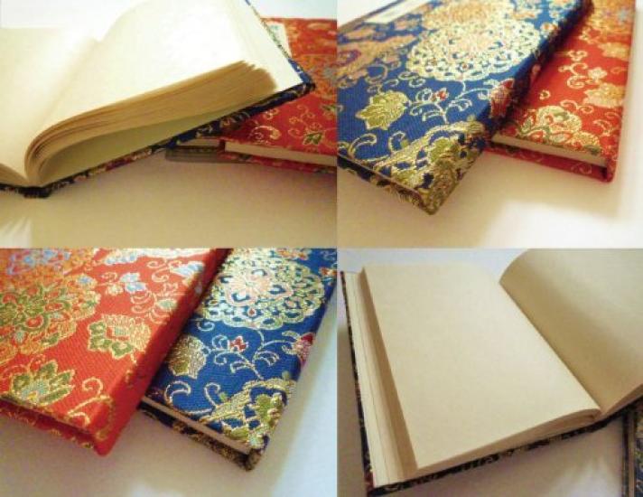 Goshuincho 60 carte vinil auriu floral roșu (caiet de timbre) pagini, stil, copertă, brocarturi, arabesc,