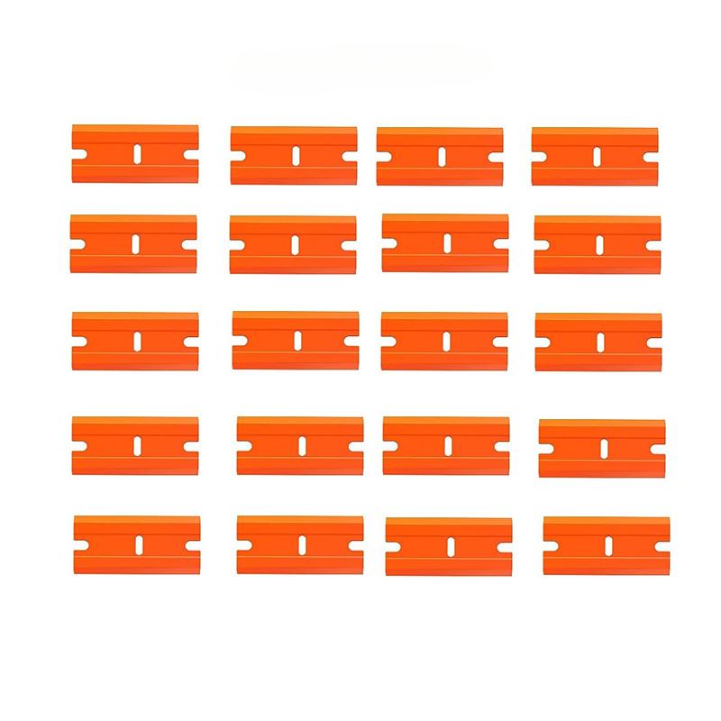 

10 шт. лезвия скребка для бритвы, замена пластика для автомобиля, средство для снятия наклеек, наклейки на оконное стекло, чистый скребок для удаления клея