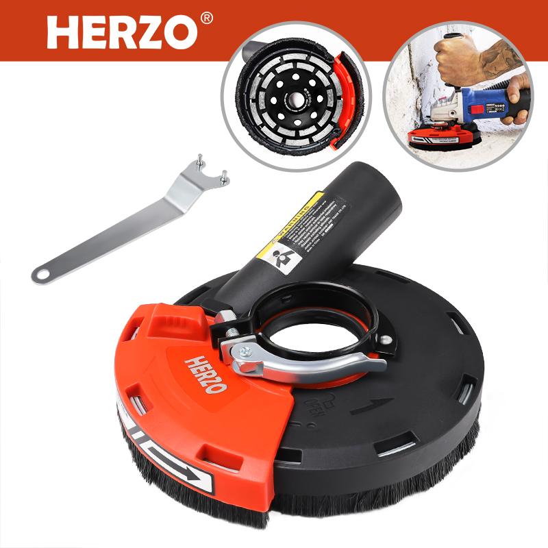 HERZO GT119125A 125MM Grinding Dust Shroud For Angle Grinder With Attachments