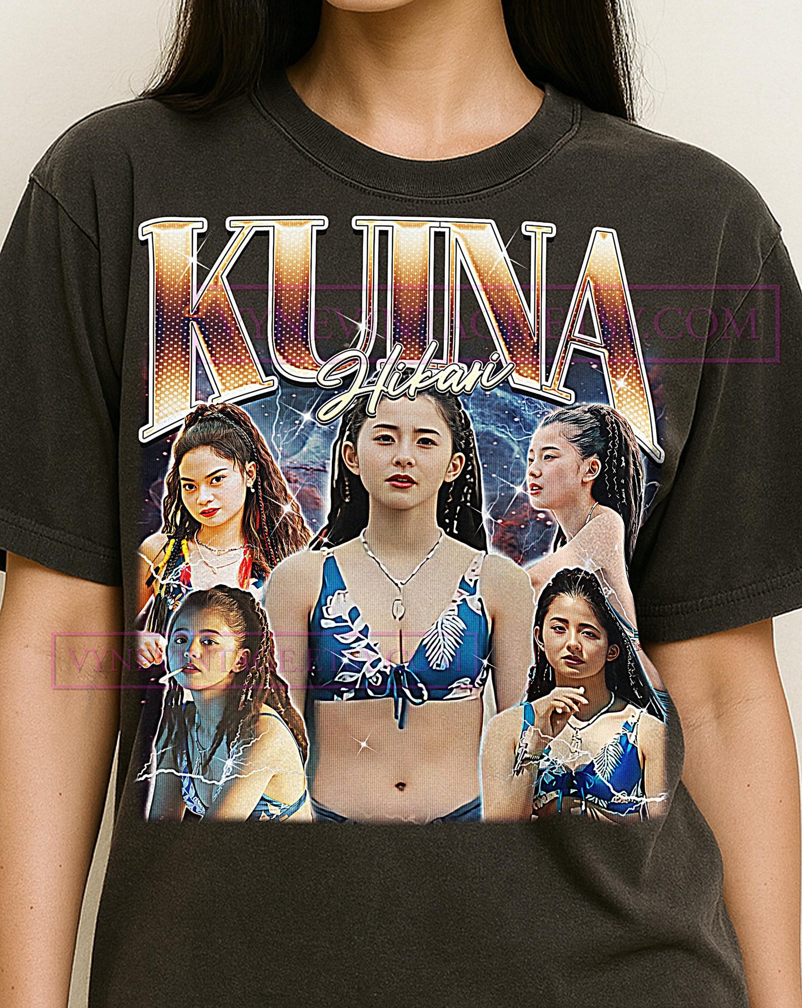 Kuina Hikari Bootleg Shirt, Vintage TV Character Drama Hero Star Tee, 90s Retro Throwback T-shirt, Kuina Hikari Sweater XL