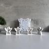 Silicone Mold Crafting Molds Angel Figurines Moulds Lamp Candle Silicone Molds Suitable for Home Decors and Gift Making
