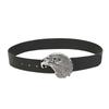 Pure Handmade New Female Eagle Atmospheric and Fashionable Flat Belt Big Buckle Scalp Belt