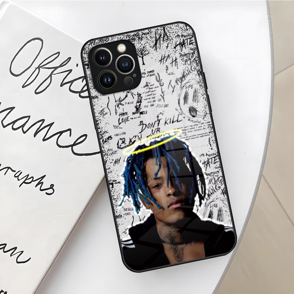 Xxxtentacions Rapper Phone Case for Iphone 17 16 Air 15 14 12 11 13 Pro Max Mini X Xr Xs Se Puls Glass Cover