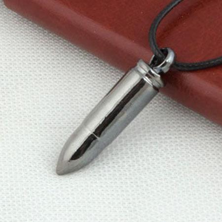 Korean New Couple Pendant Titanium Steel Jewelry Geometric Necklace Women's Short Men's Wolf Tooth Clavicle Chain