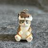 Aquarium Lucky Cat Key Chain Mobile Phone Chain Charm Pendant Bag Hanging Doll Decoration Women Girls Cute Accessories