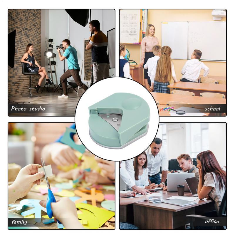 Round Cutter Button Maker R4 Card Rounded Cutter Corner Rounder Portable Paper Cutter Angle Border Punch DIY Craft HandTool