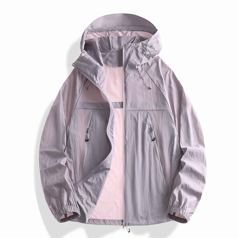 1011 New Sunscreen Clothes Women's UV Protection Loose Thin Huge Good-looking Coat Men's and Women's Sunscreen Tops