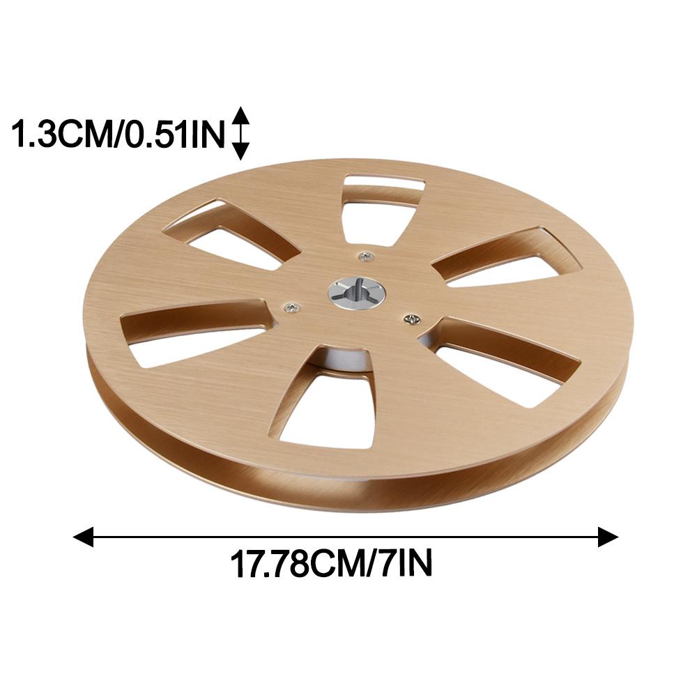 Bandă de înregistrare cu 6 găuri, 7 inci, bobina de îndoire/rezistență la uzură, casetă cu rolă deschisă, bandă pentru bobine din aliaj de aluminiu pentru Studer ReVox/TEAC/BASF